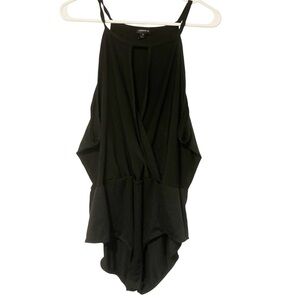 Torrid Bodysuit Black Cutout Tank Sleeveless Plus Size 4X